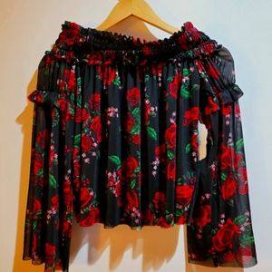 Off shoulder blouse